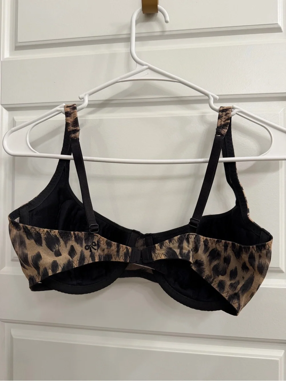 Vintage 2003 Victoria's Secret Leopard Mesh Underwire Bra 36C